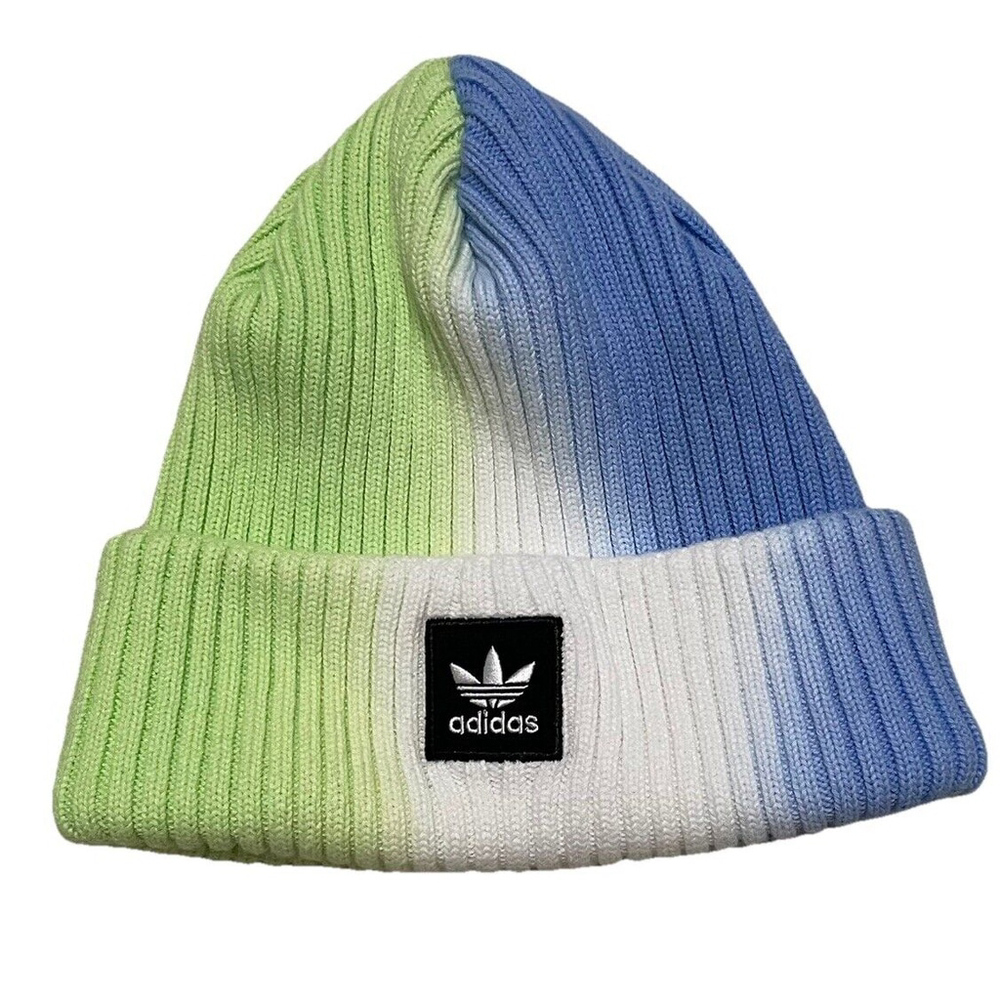 Adidas Colorwash Beanie - Multicolor Tie Dye Hat - Picture 2 of 5